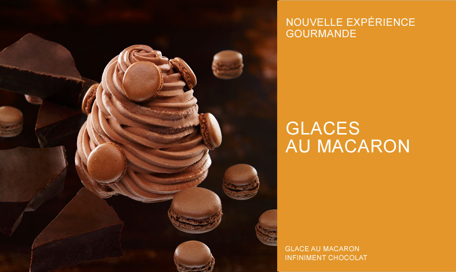 Glace au macaron