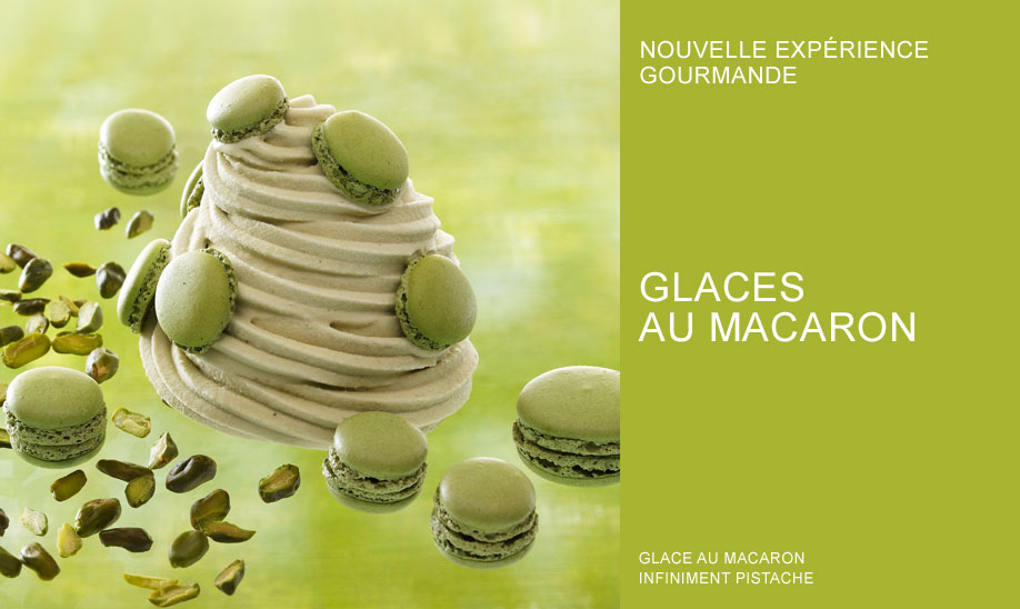 Glace au macaron