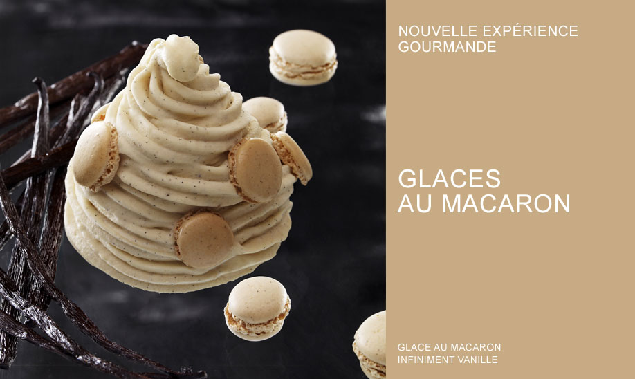 Glace au macaron