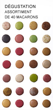 Assortment of 40macarons