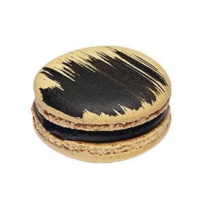 Macaron Truffe Noire & Pain Grillé