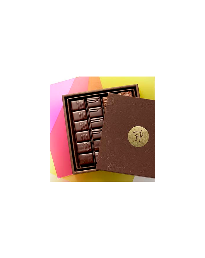 Coffret de bonbons chocolat 100% Praliné par Pierre Hermé Paris