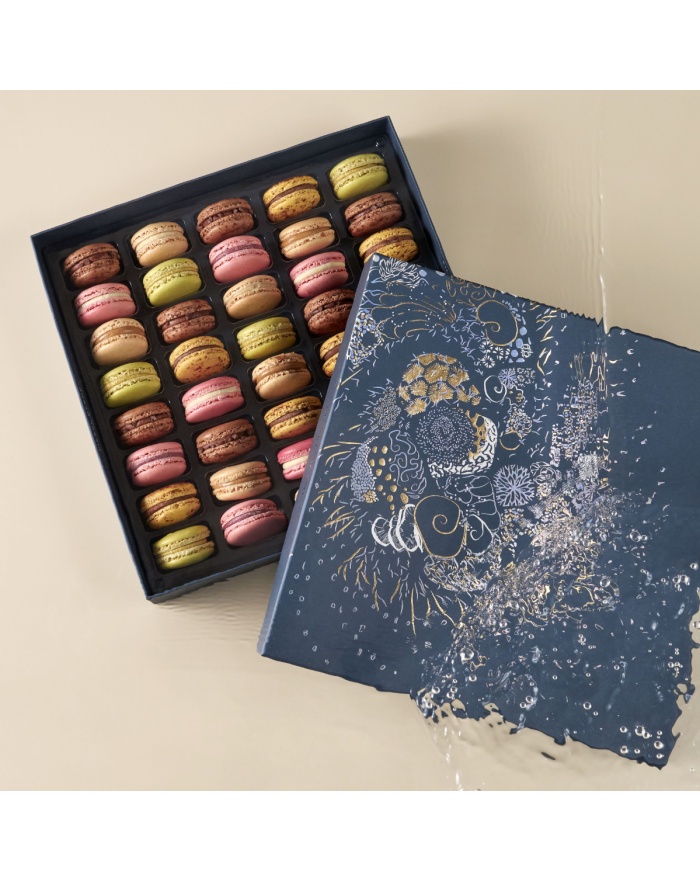 Coffret de 40 macarons Pierre Hermé Paris
