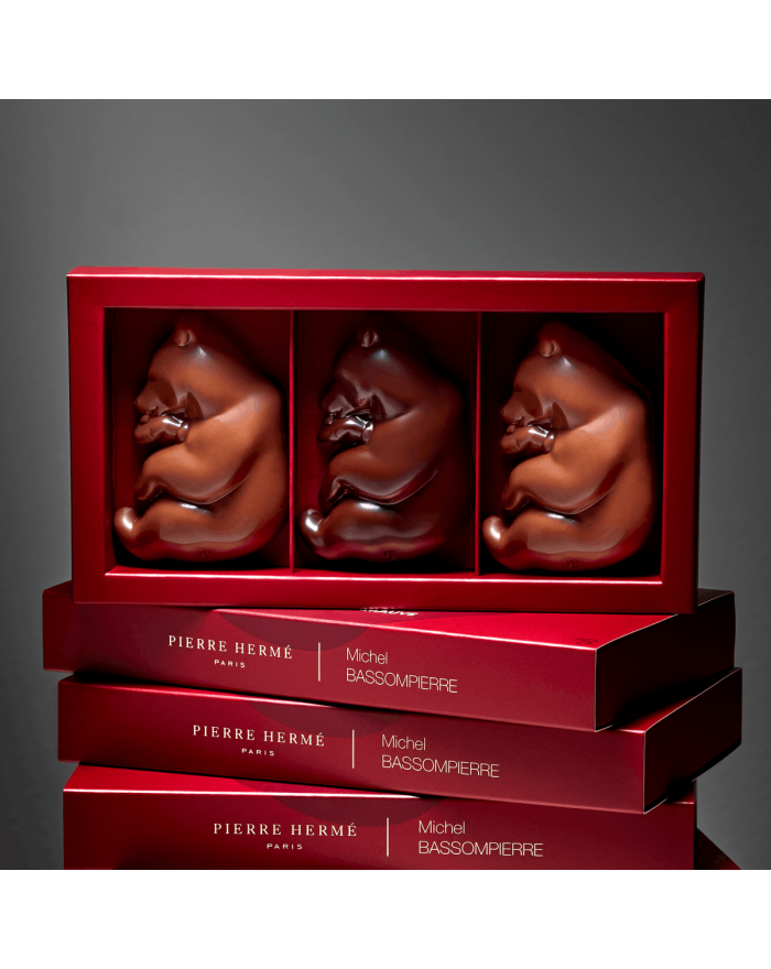Étui de 3 Oursons Guimauve Bassompierre Pierre Hermé Paris