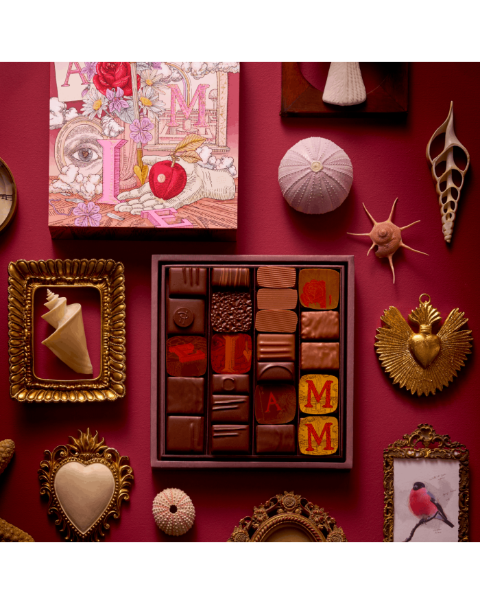 Coffret de bonbons chocolat 230g Collection Aime Pierre Hermé Paris