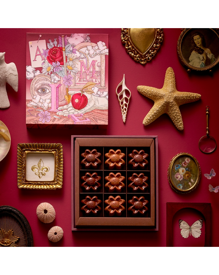 Coffret de Fleurs de Guimauve Saint-Valentin Pierre Hermé Paris