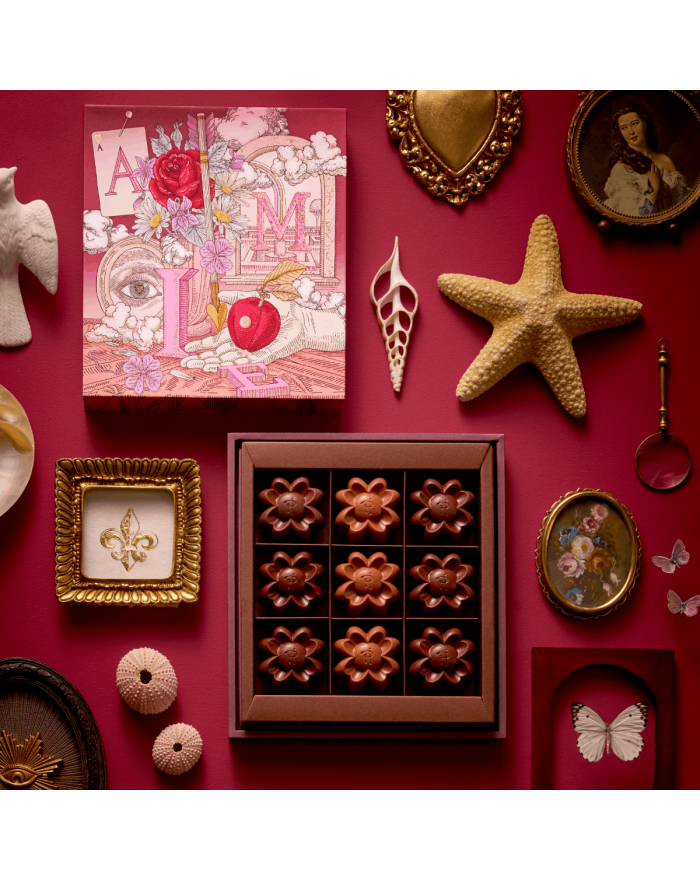 Coffret de Fleurs de Guimauve Saint-Valentin Pierre Hermé Paris