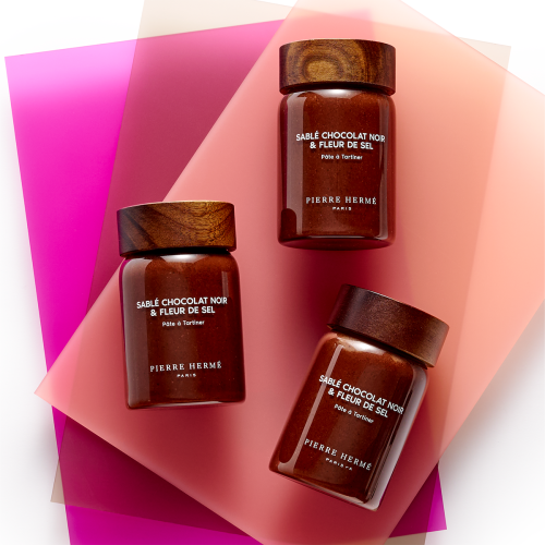 Pâte à Tartiner Sablé Chocolat Noir & Fleur de Sel | Pierre Hermé Paris