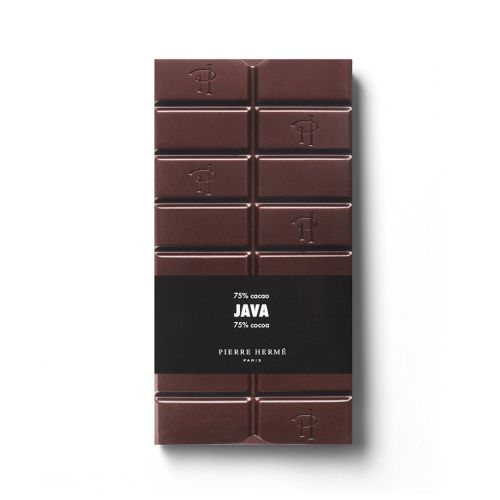 Tablette de chocolat noir pure origine Java