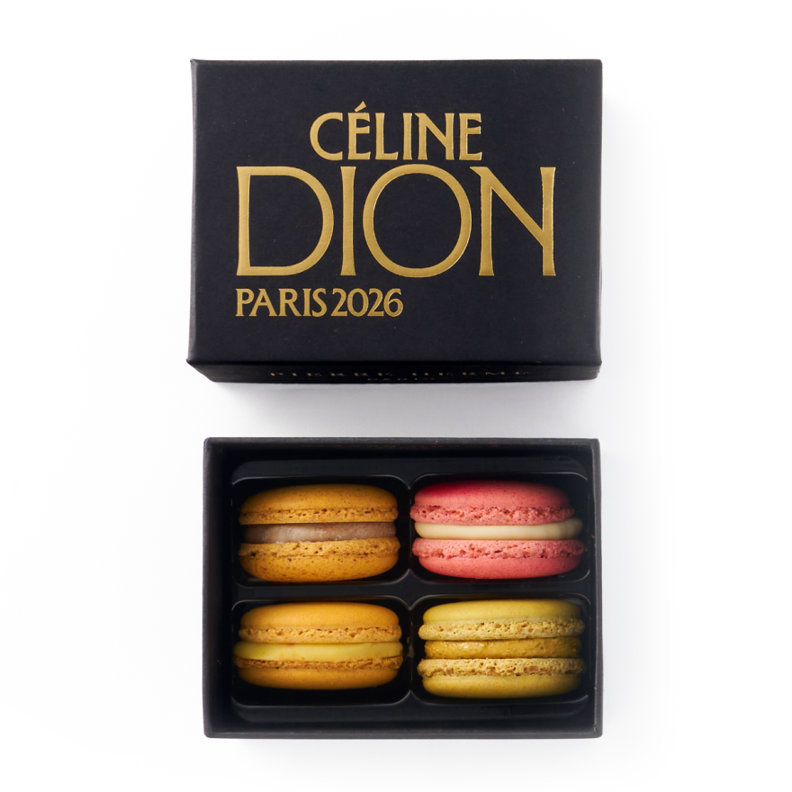 Coffret de 4 macarons - Céline Dion
