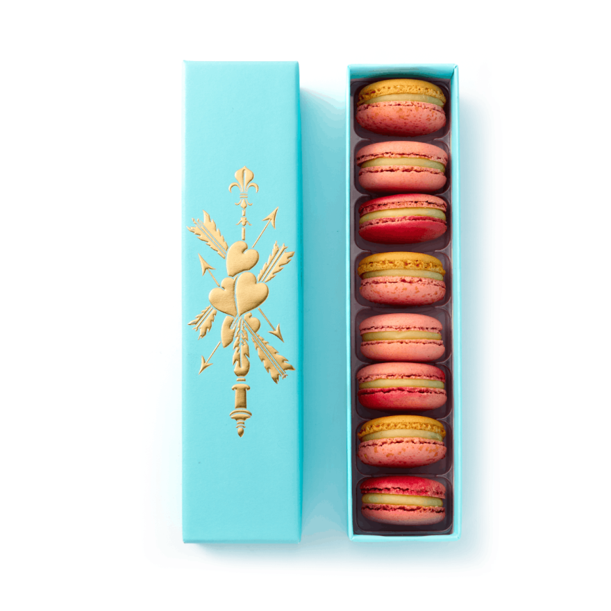 Coffret 8 macarons Marie-Antoinette