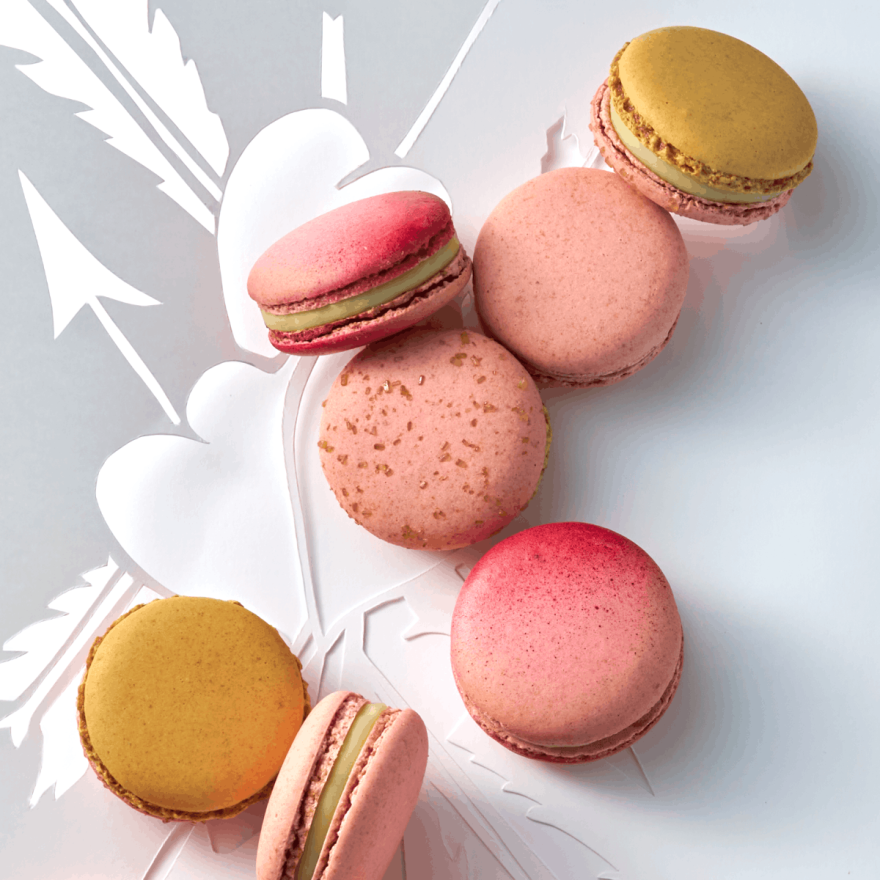 Coffret 8 macarons Marie-Antoinette