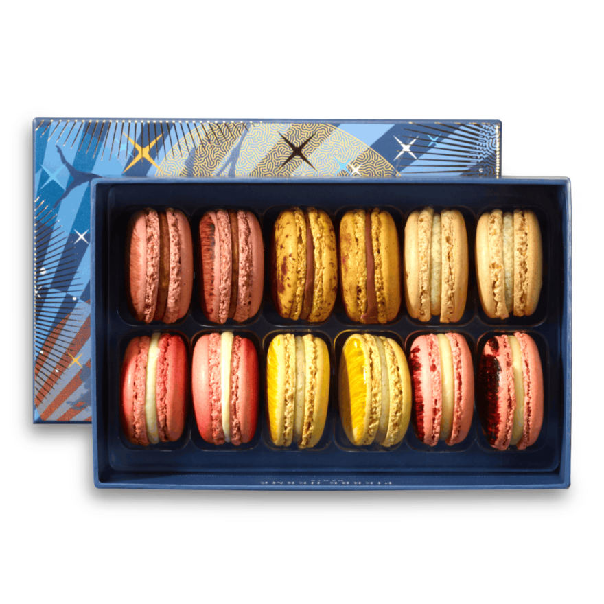 Coffret de 12 macarons