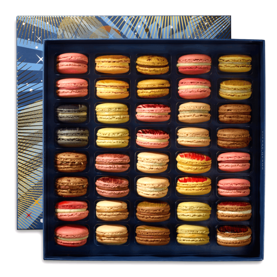 Coffret de 40 macarons