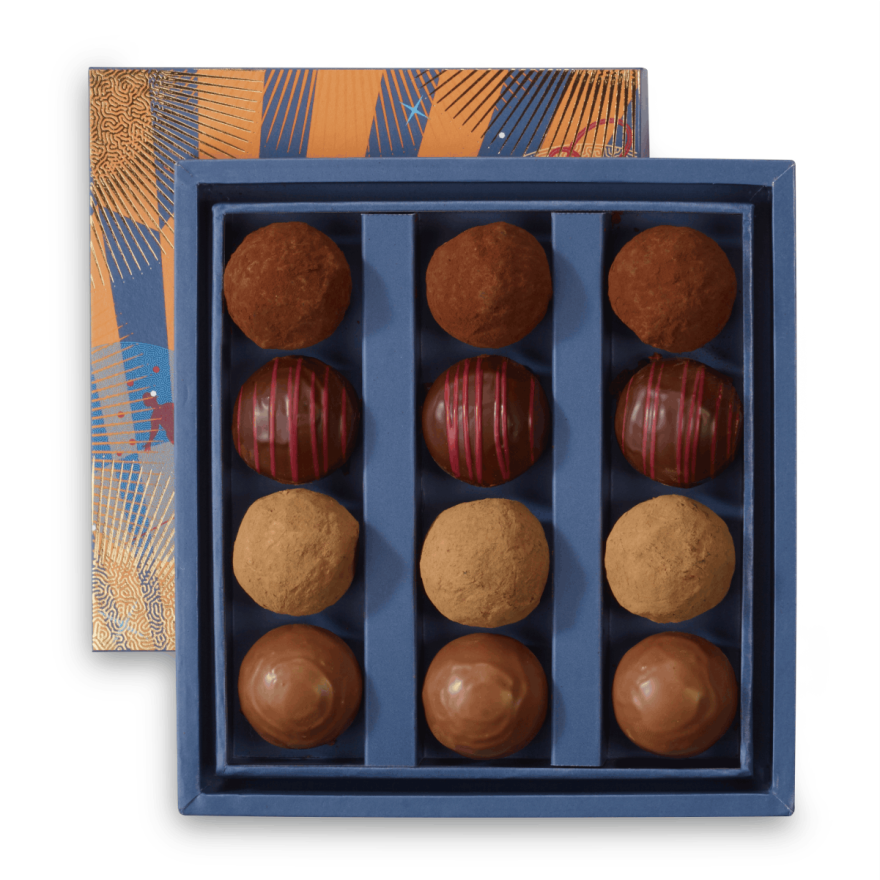 Assortiment de 12 truffes