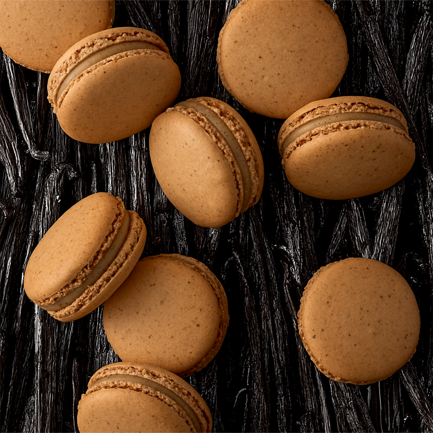 Coffret de 12 macarons Infiniment Vanille