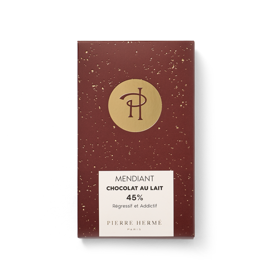 Tablette mendiant chocolat au lait