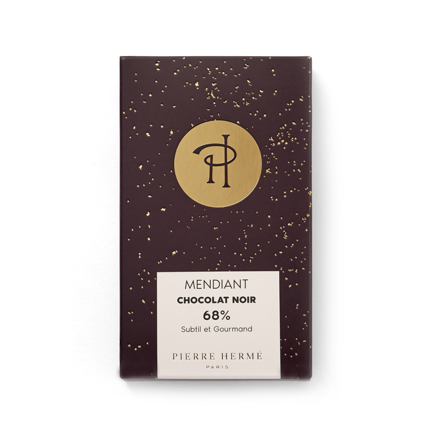 Tablette mendiant chocolat noir