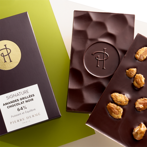 Tablette de Chocolat Noir & Amandes Grillées | Pierre Hermé Paris