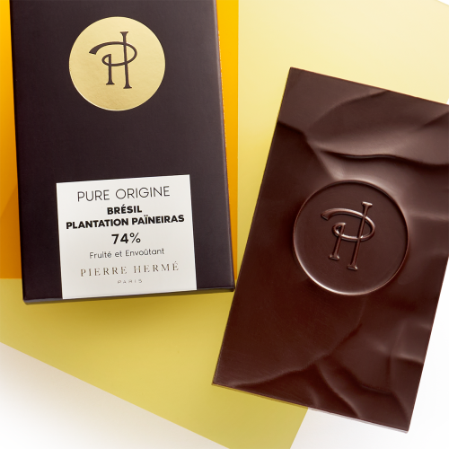 Tablette de chocolat noir pure origine Brésil Plantation Paineiras | Pierre Hermé Paris
