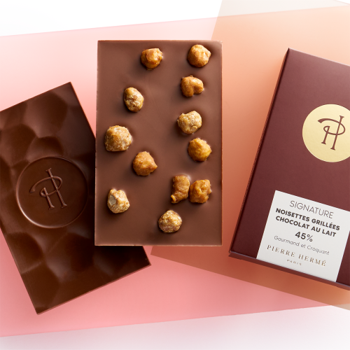 Tablette de Chocolat au Lait & Noisettes Grillées | Pierre Hermé Paris
