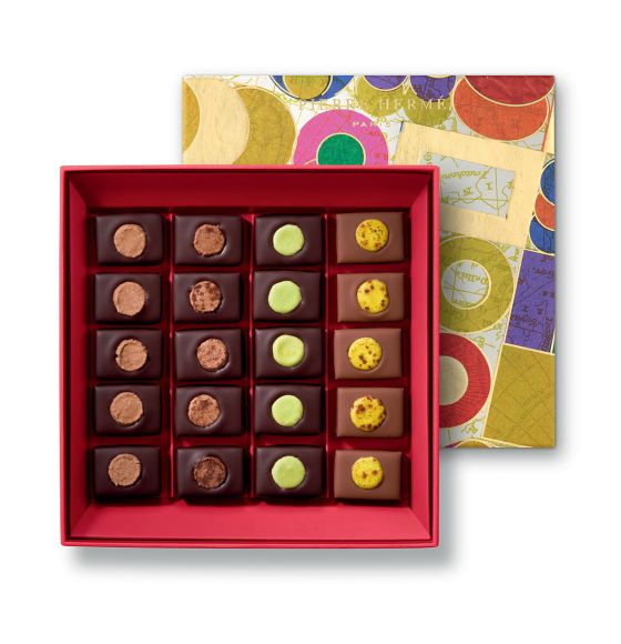 Coffret de 24 bonbons de chocolats noir