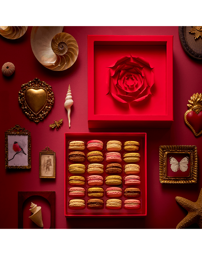 Coffret de macarons Syrine Saint-Valentin