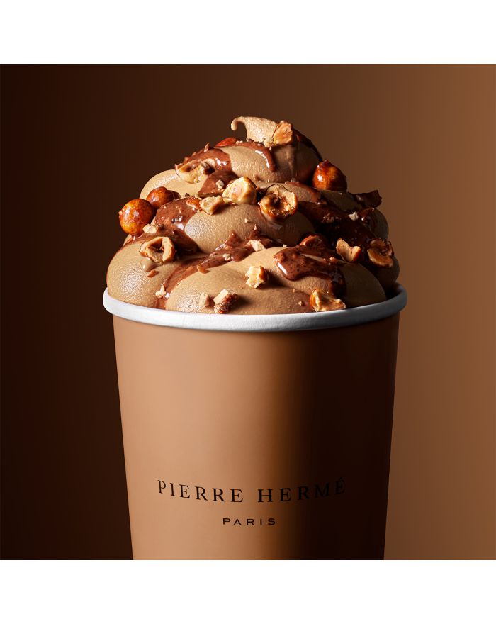 Hazelnut praline infinity ice cream