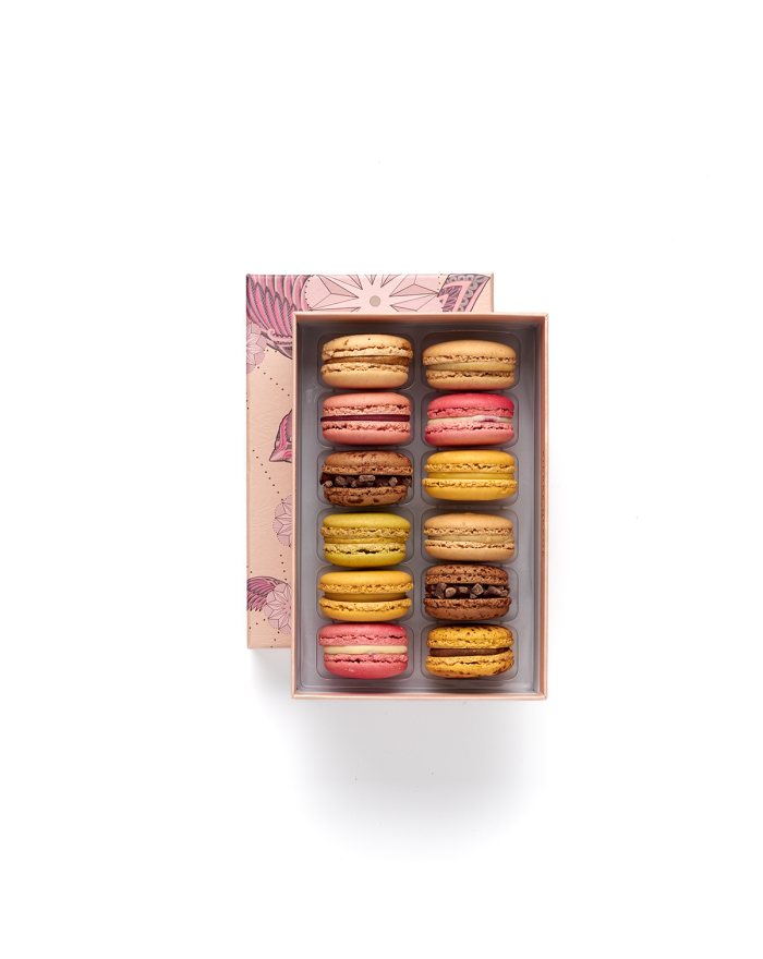 Coffret de 12 macarons