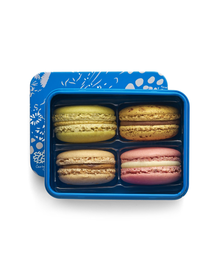 Boîte métal de 4 macarons