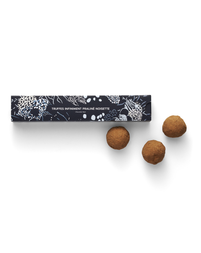 RÉGLETTE DE 6 TRUFFES INFINIMENT PRALINÉ NOISETTE