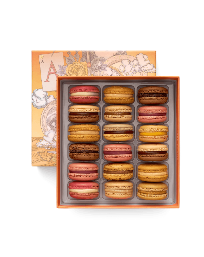 Coffret de 18 macarons