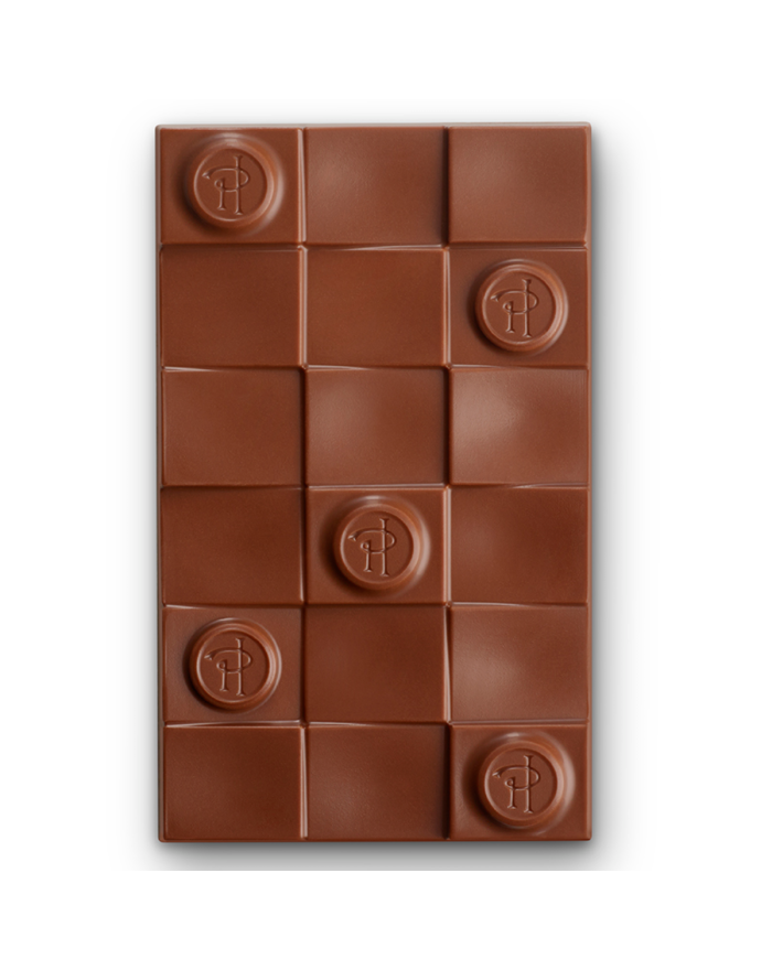 Tablette Fourrée Chocolat au Lait et Praliné Amande