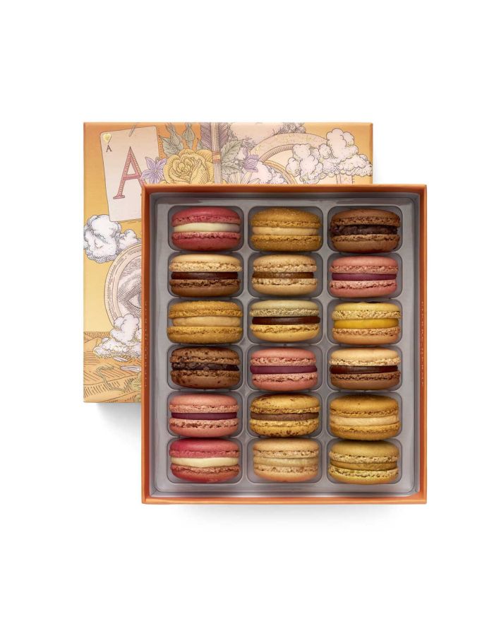Coffret de 18 macarons