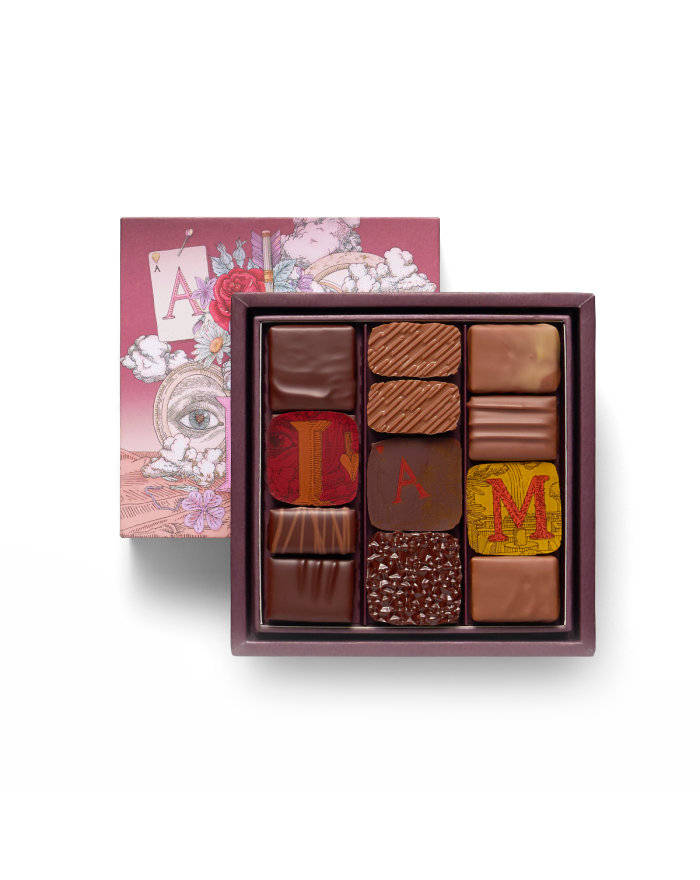 Coffret de bonbons chocolat Saint-Valentin - 120g