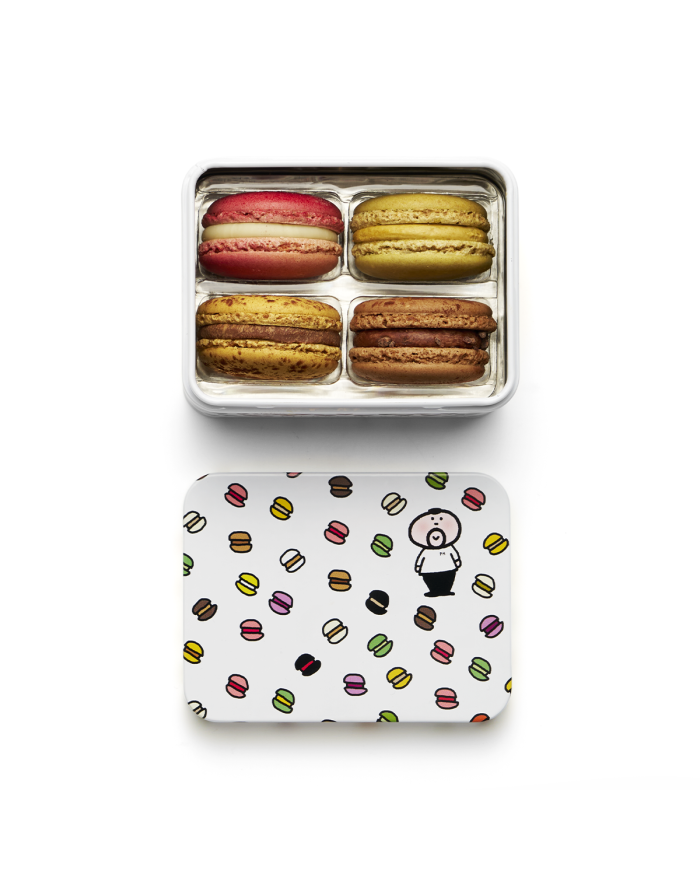 "Incontournables" 4 macarons - Coffret "1001 macarons"