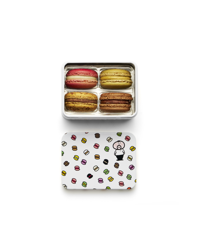"Incontournables" 4 macarons - Coffret "1001 macarons"