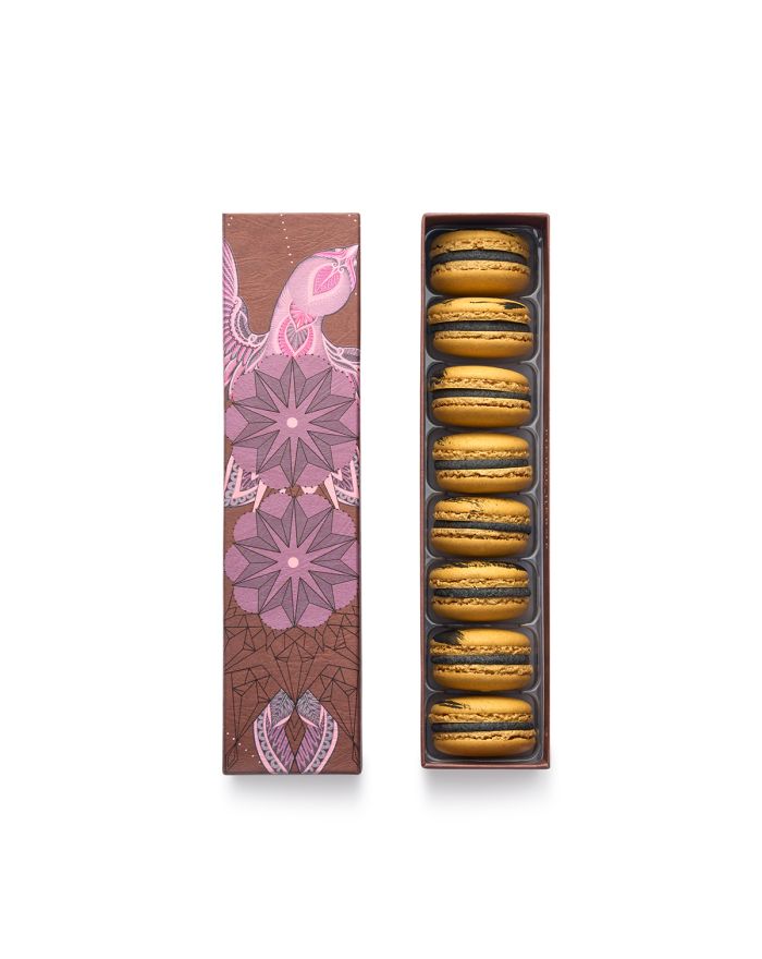 Coffret de 8 macarons Truffe Noire & Pain Poilâne Grillé