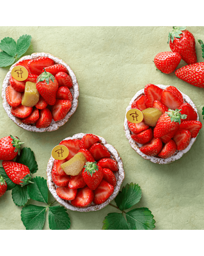 TARTE FRAISE & RHUBARBE