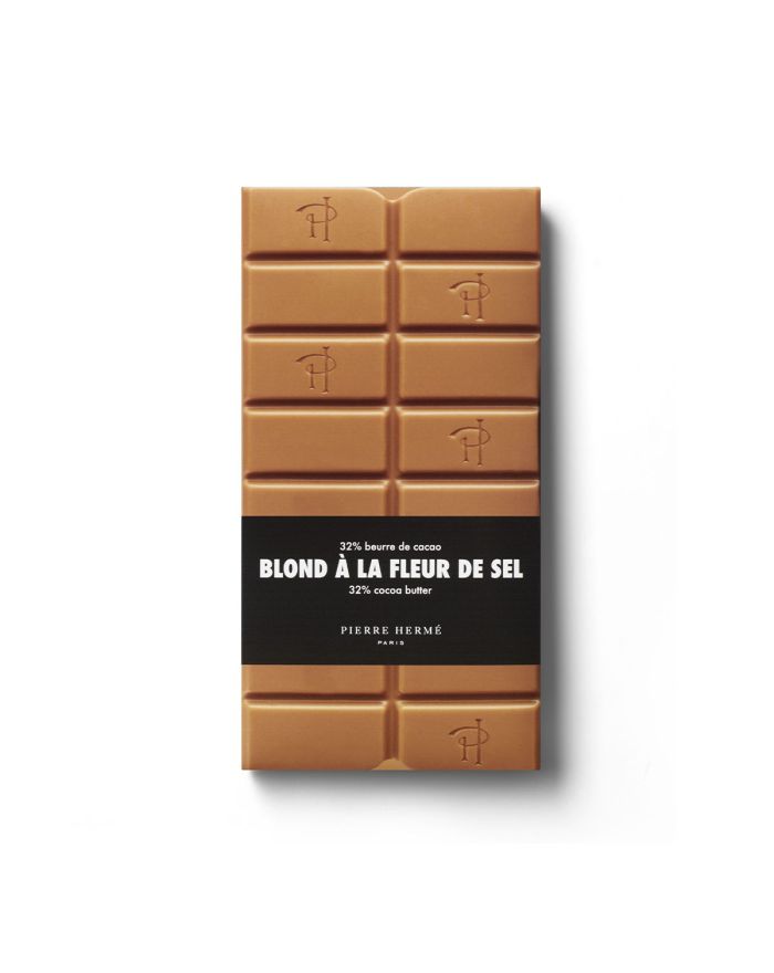 Tablette de chocolat blond caramélisé à la fleur de sel