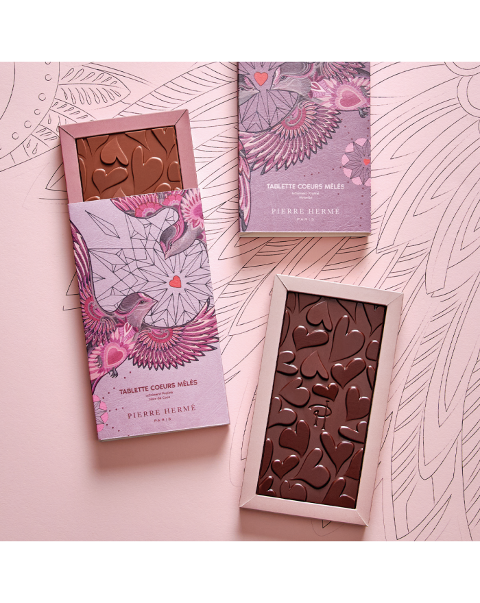 Tablette Cœurs Mêlés Praliné Coco