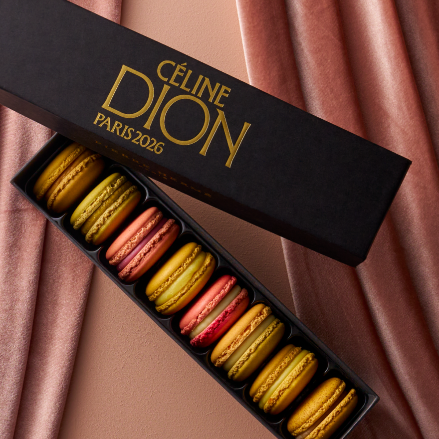 Coffret de 8 macarons - Céline Dion X Pierre Hermé Paris