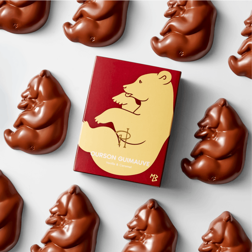 Ourson Guimauve Vanille et Caramel Pierre Hermé Paris