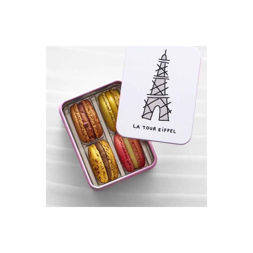 Macarons : Coffret "Tour Eiffel" Pierre Hermé Paris