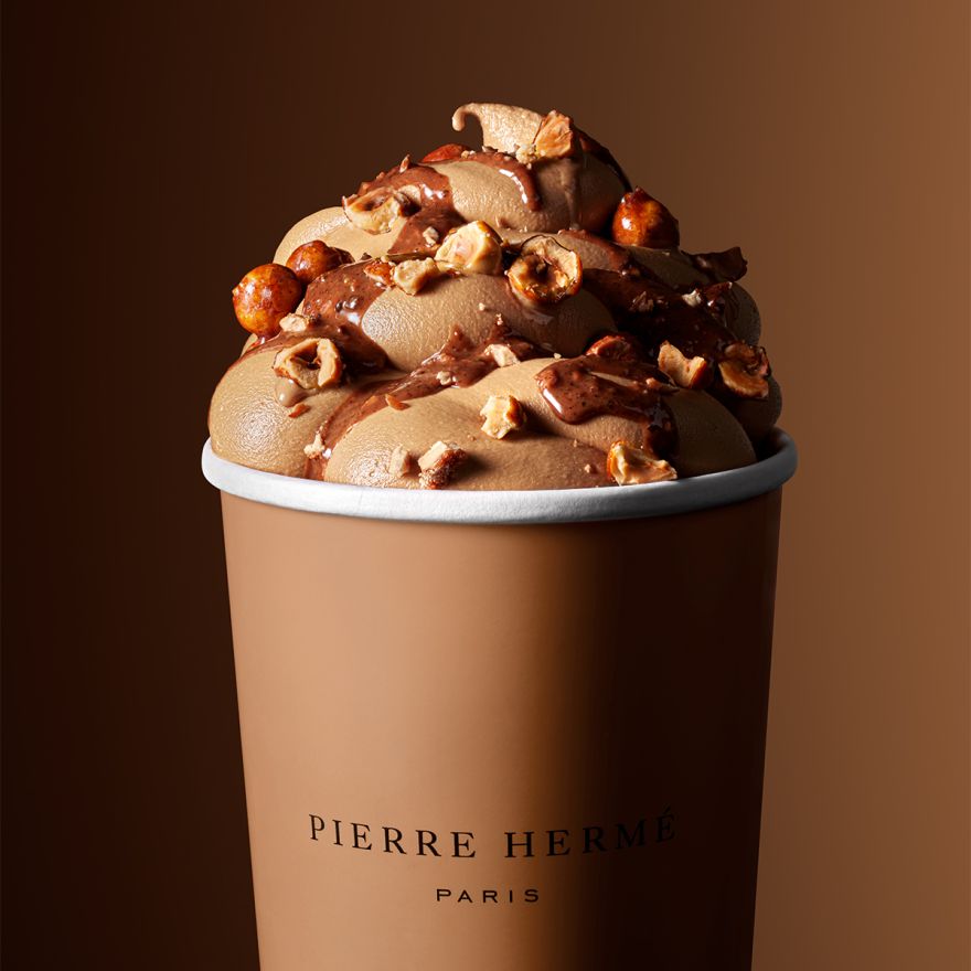 Glace infiniment praliné noisette