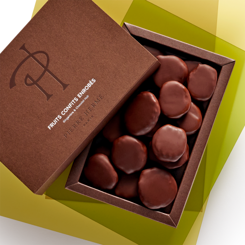 Gingembre confit enrobé de chocolat noir | Pierre Hermé Paris
