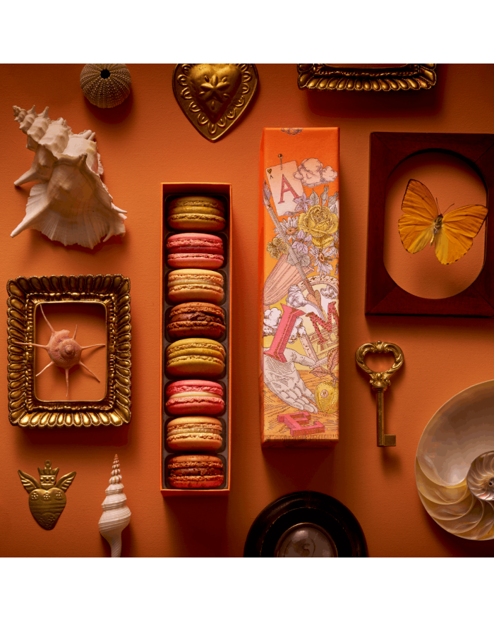 Coffret de 8 macarons Julie Serre Pierre Hermé Paris