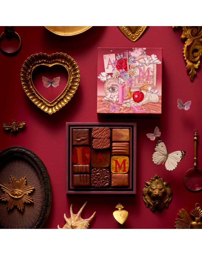 Coffret de bonbons chocolat Aime Pierre Hermé Paris