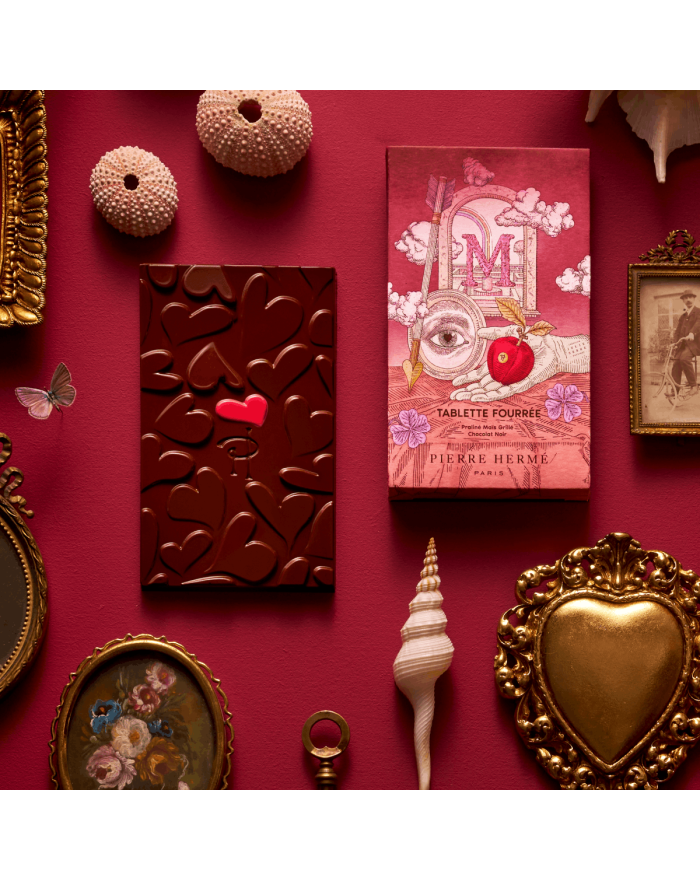Tablette Fourrée Infiniment Praliné Mais Chocolat Noir Pierre Hermé Paris