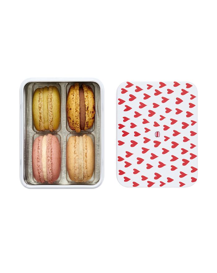 "Incontournables" 4 macarons - Coffret "1001 coeurs"